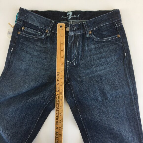7 For All Mankind Dojo X Pocket Crystals Flare Jeans 29 - Picture 10 of 11